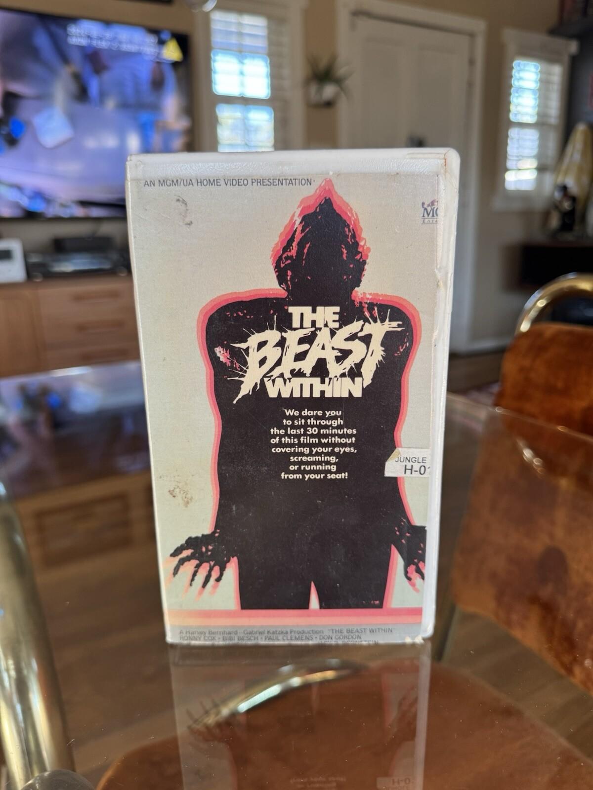 The Beast Within Rare Horror VHS