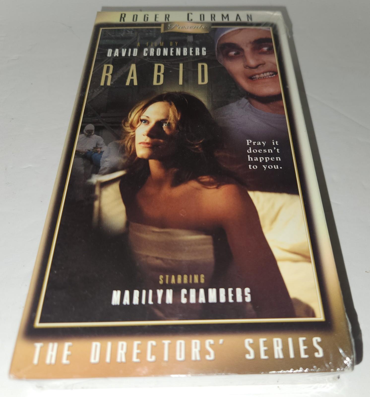 RABID VHS SEALED NEW MARILYN CHAMBERS CRONENBERG ROGER CORMAN DIRECTORS' SERIES 