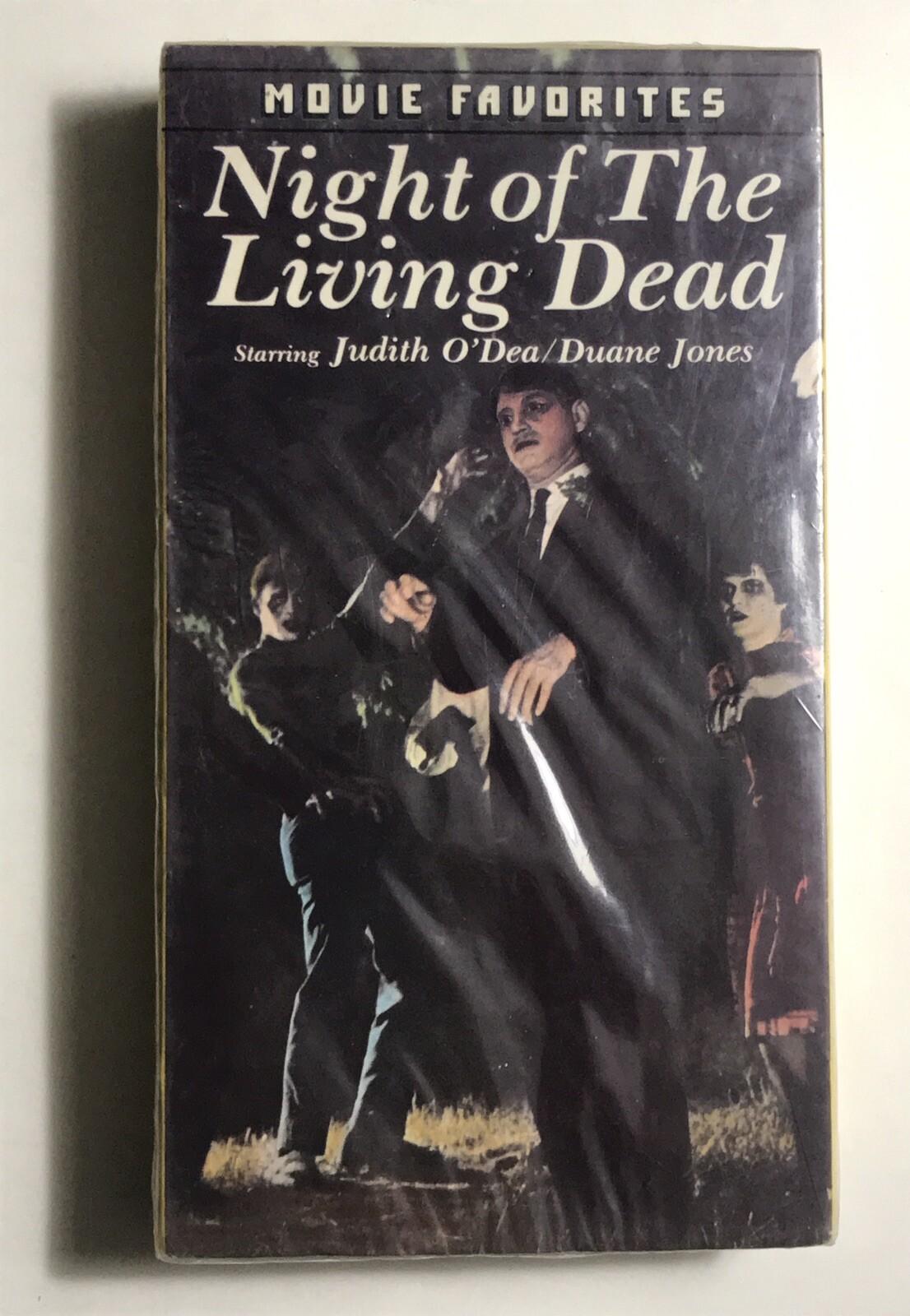 Night Of The Living Dead - Sealed 90’s VHS - 1968 B&W Horror Movie Original