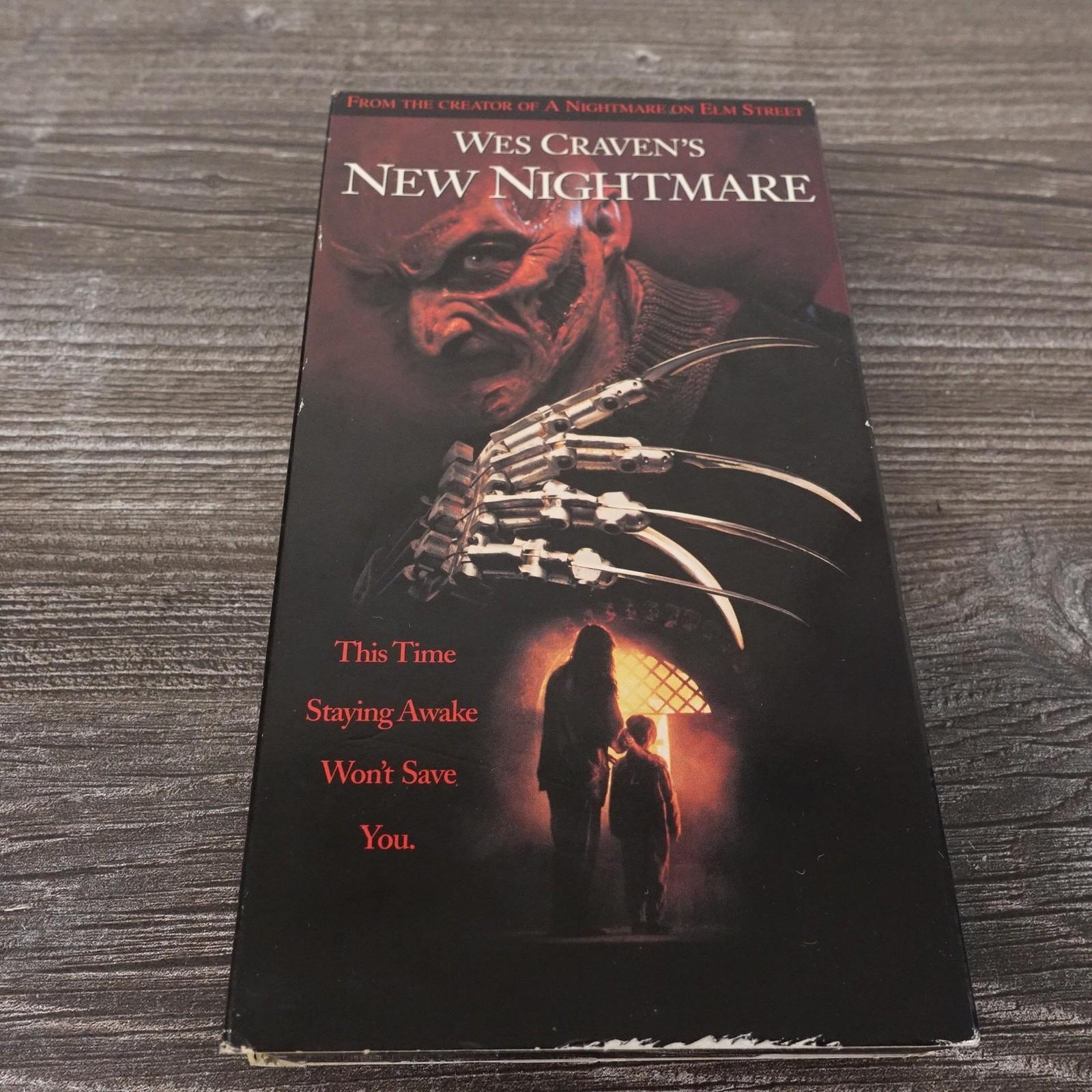 Vintage Wes Craven's New Nightmare VHS Tape New Line Cinema Color 111 Min