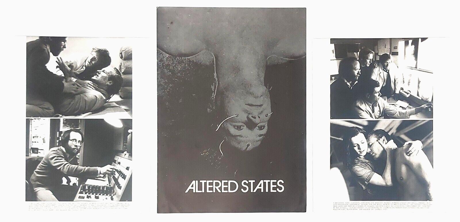ALTERED STATES ORIGINAL UK FILM PUBLICITY PRESS KIT STILLS 1980