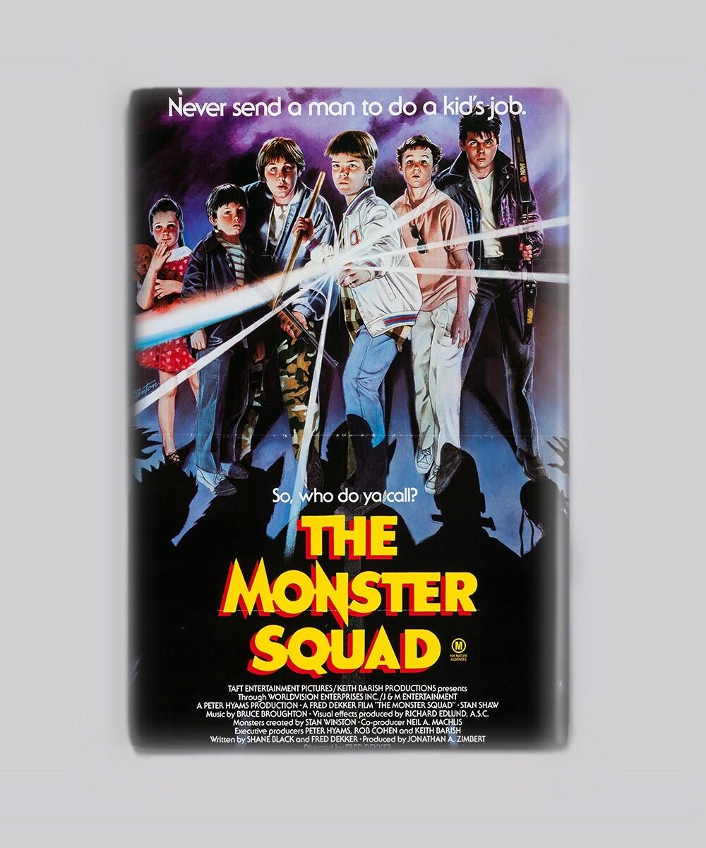 THE MONSTER SQUAD (1987) / CAST - 2"x3" MOVIE POSTER MAGNET (80's vhs horror)