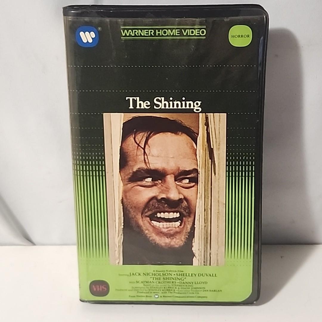 The Shining - VHS 1980 Horror Warner Home Video Original Clamshell Case