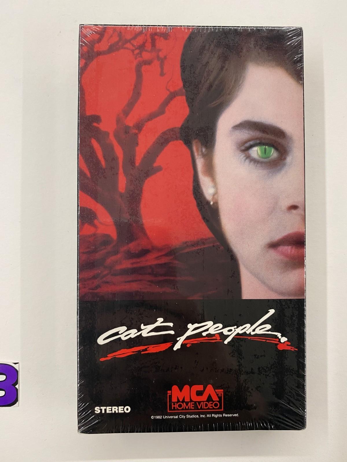 CAT PEOPLE FACTORY SEALED VHS W/ WATERMARK CGC RDY. RARE OOP HTF HORROR CLASSIC