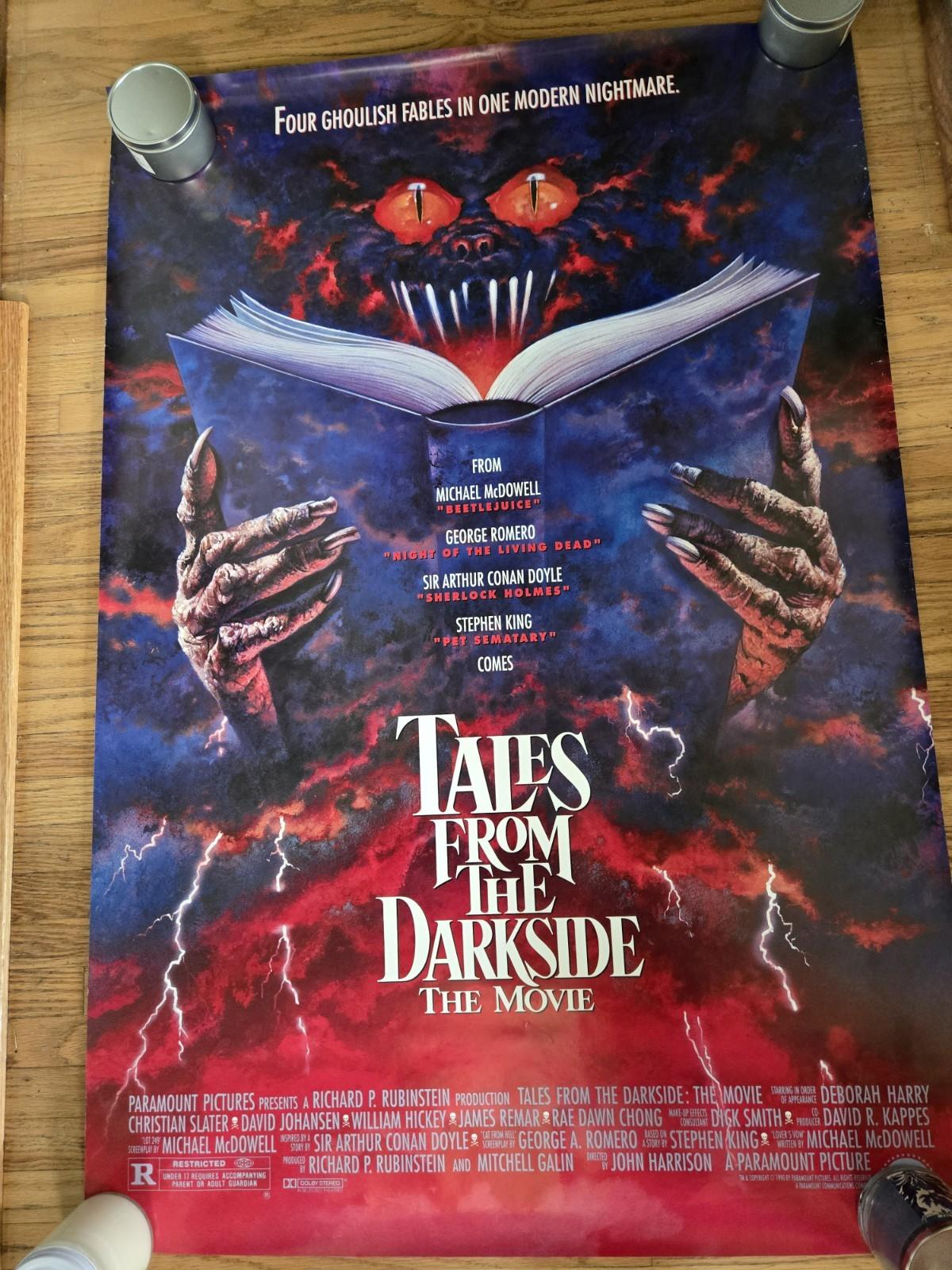 1990 Tales From The Darkside: The Movie. Original Theater Poster 