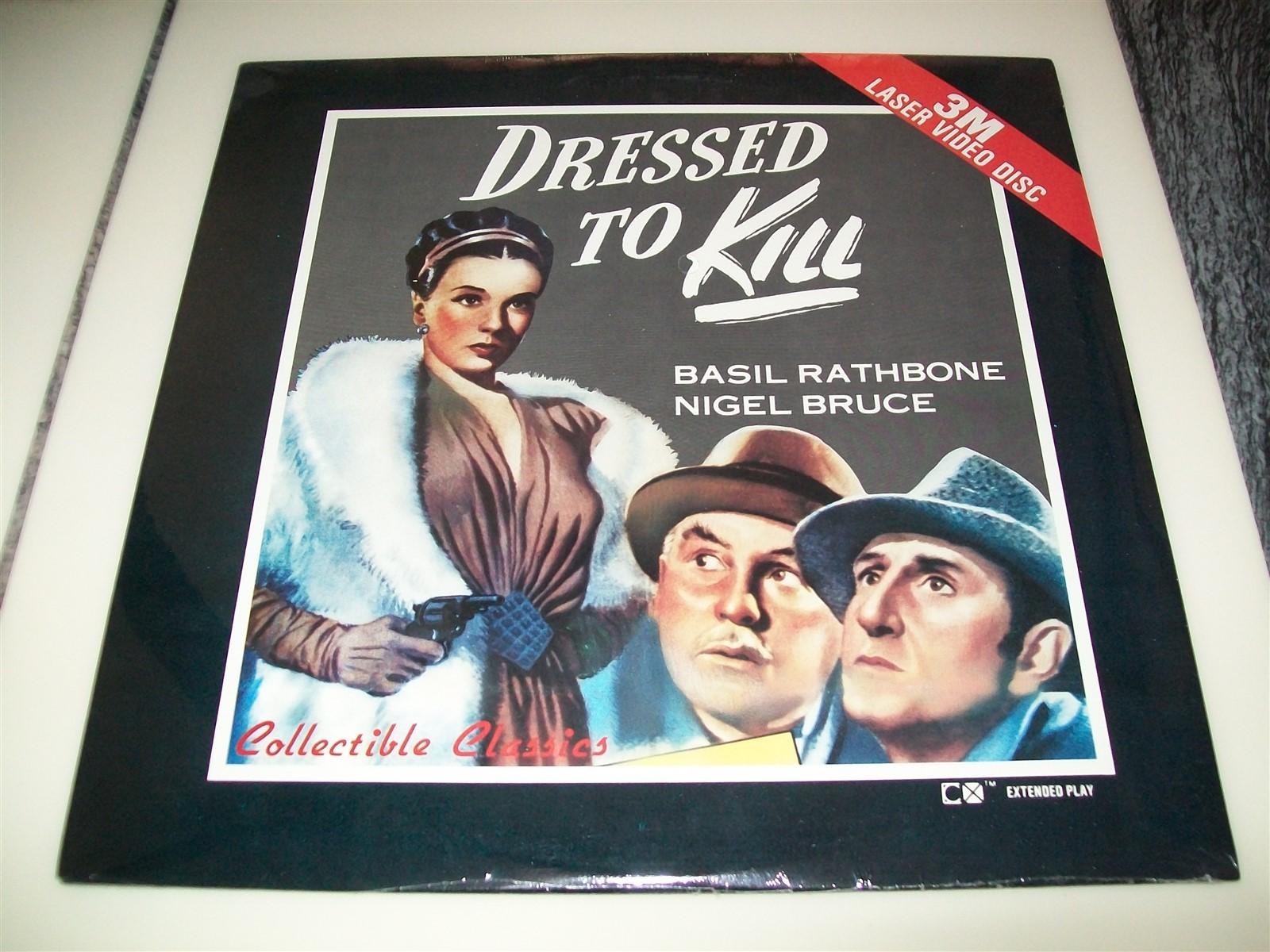 DRESSED TO KILL Laserdisc LD BRAND NEW SEALED RARE ORIGINAL BASIL RATHBONE!