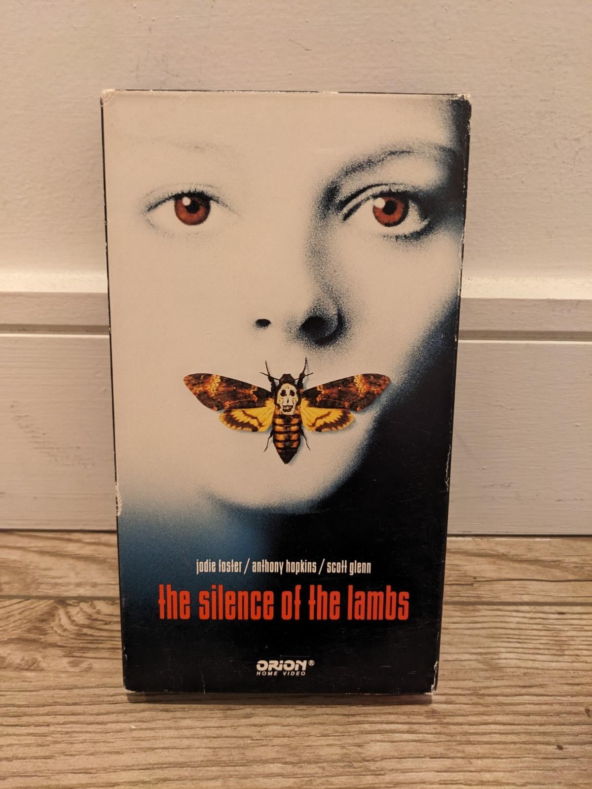 The Silence of the Lambs 1990 original home release Orion horror thriller on VHS