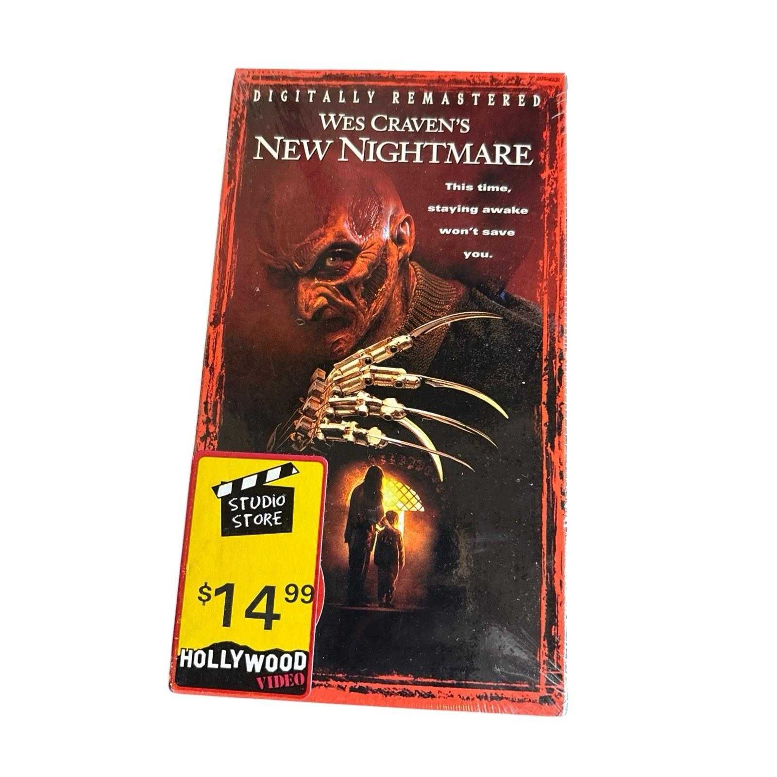 Wes Craven's New Nightmare BRAND NEW!!  (VHS, 1994) Sealed With Watermark