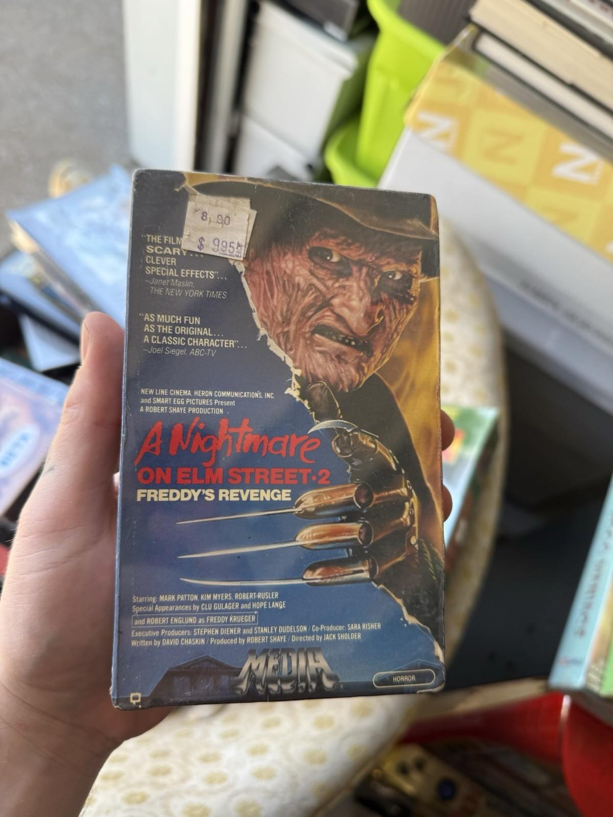 A Nightmare On Elm Street 2 Beta Not VHS Brand New Sealed Horror Rare