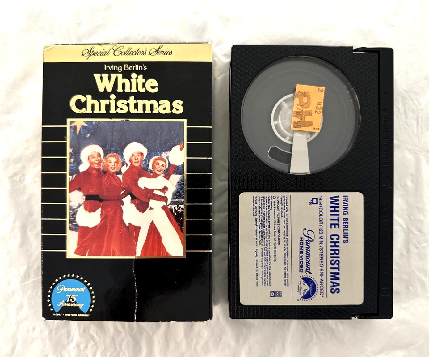 White Christmas Beta Betamax Collector's Edition NOT VHS Video Tape Movie Color