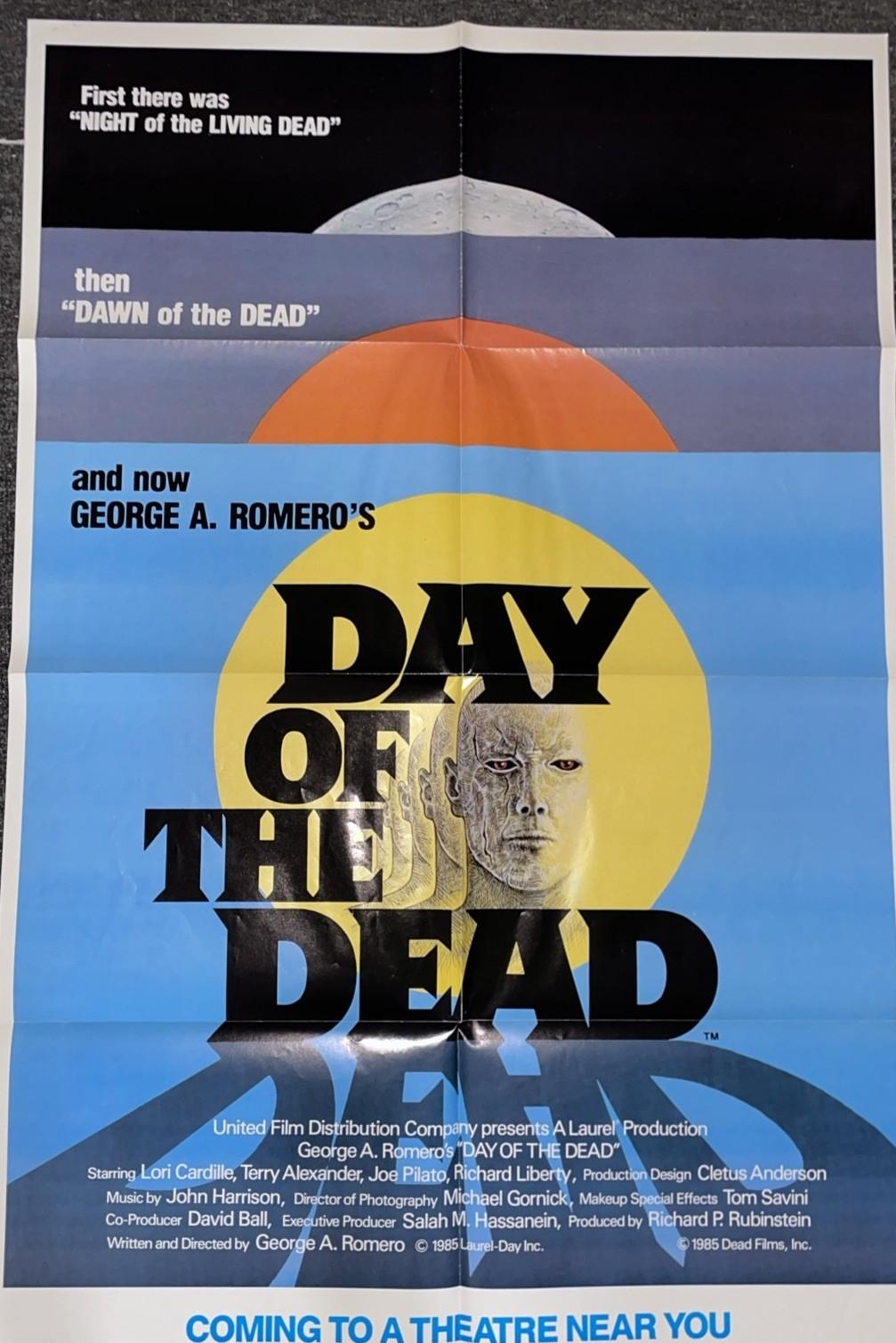 DAY  OF THE DEAD/ORIG. TEASER U.S. ONE SHEET (GEORGE A. ROMERO) Z23