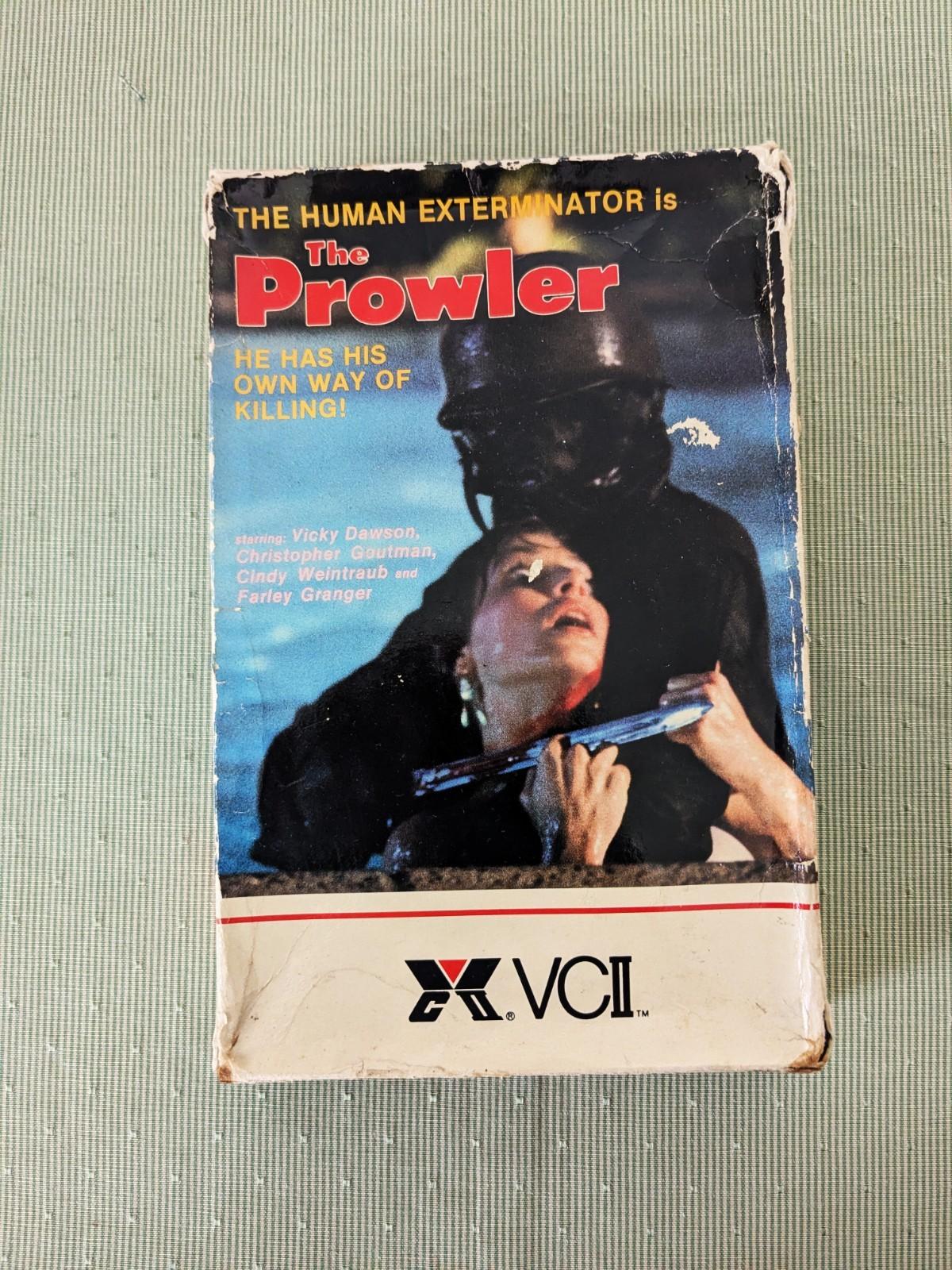 The Prowler vintage VHS VCII 1982 Big Box Tom Savini Horror