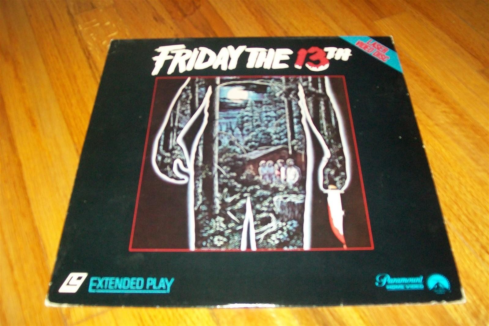 FRIDAY THE 13TH Laserdisc LD EXCELLENT CONDITION RARE GREAT FILM THE ORIGINAL!