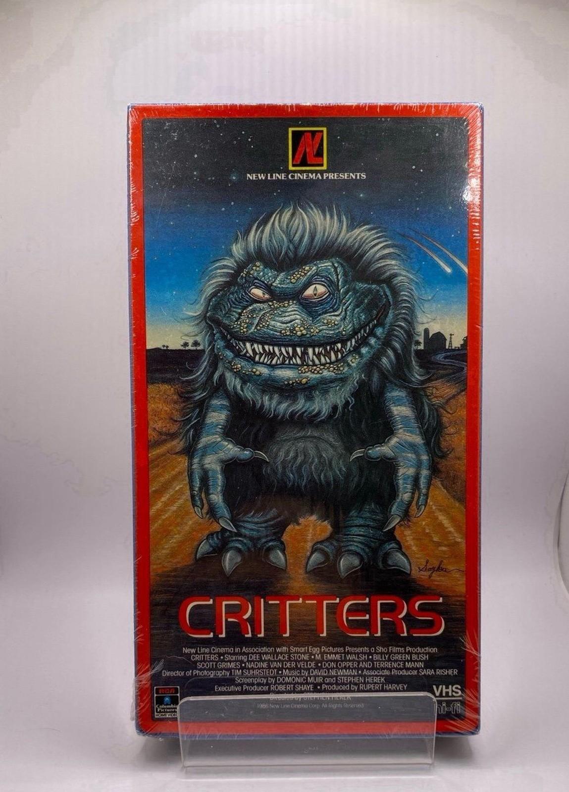 First Release Critters 1986 Horror SEALED VHS RCA Columbia Pictures Rare
