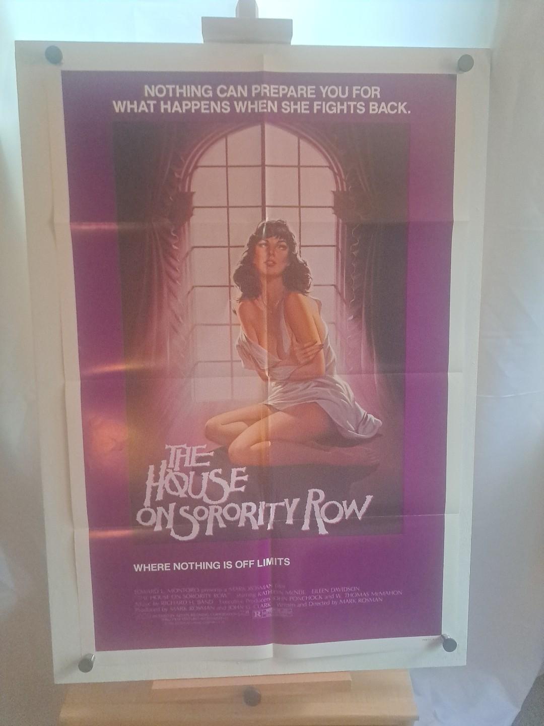 THE HOUSE ON SORORITY ROW Original 1982 Movie Poster 27x41 1sh