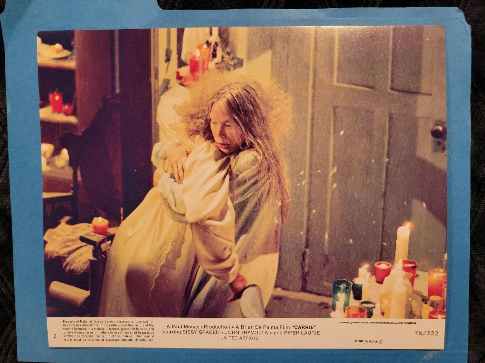 CARRIE Original 8x10 Color Movie lobby Card 1976 Horror #2