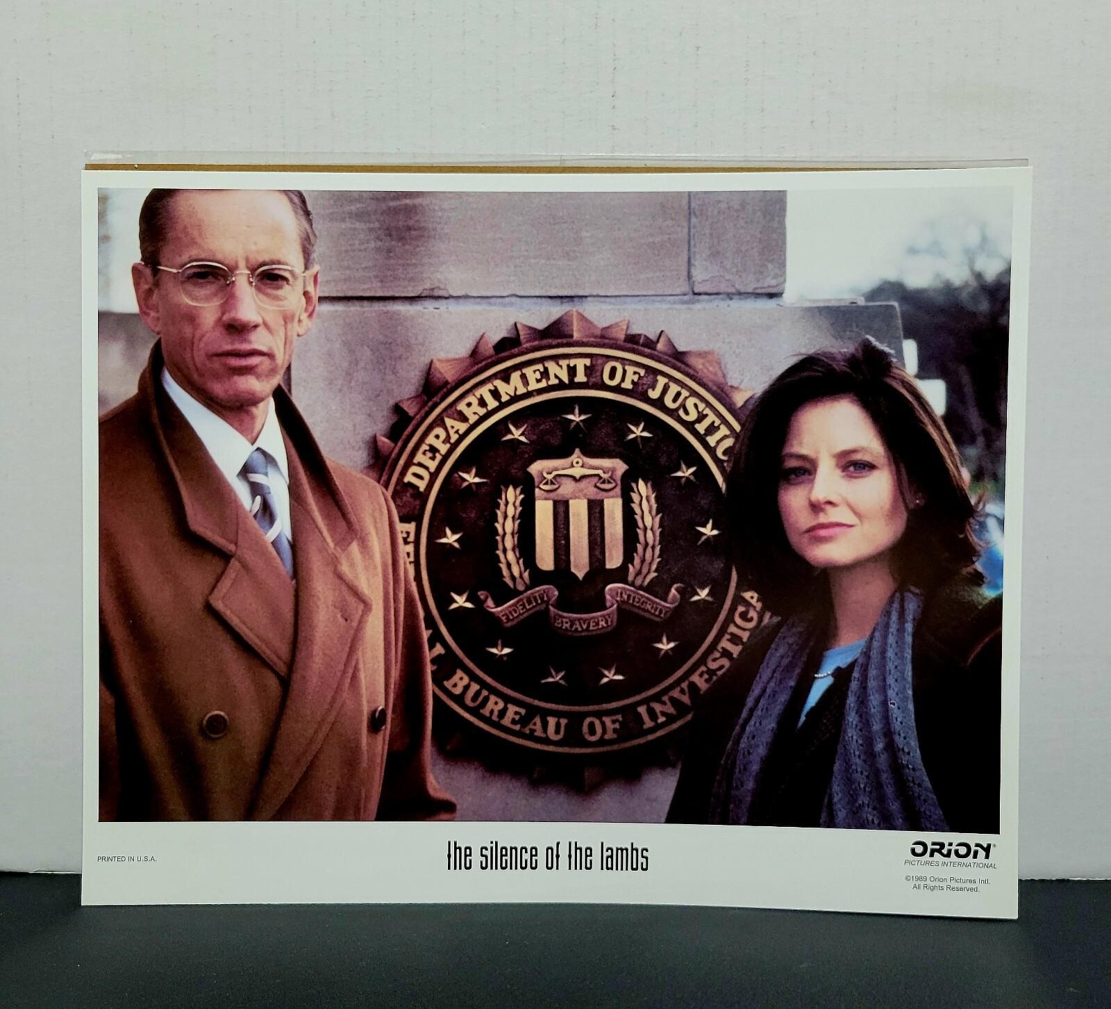 Silence Of The Lambs: 1989 Original 11×14 Lobby Card Jodie Foster & Scott Glenn