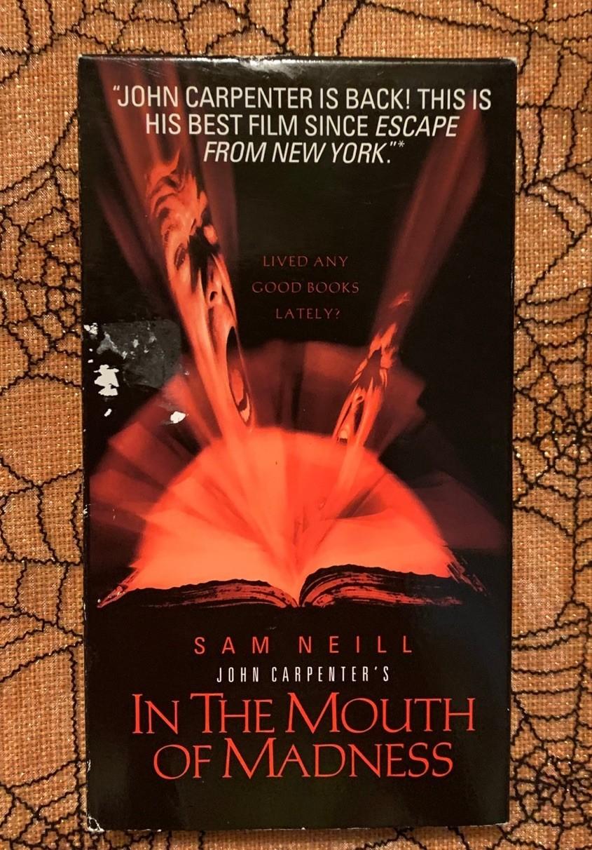 John Carpenter's in the Mouth of Madness 1995 VHS Sam Neill Horror Cut