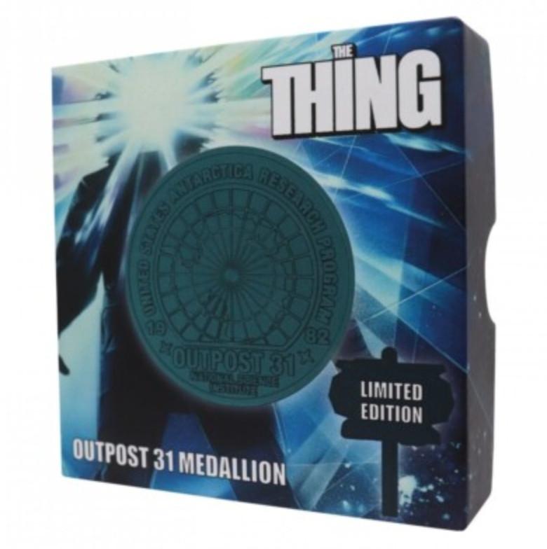 John Carpenter's The Thing Limited Edition Embossed Medallion OOP RARE /1982