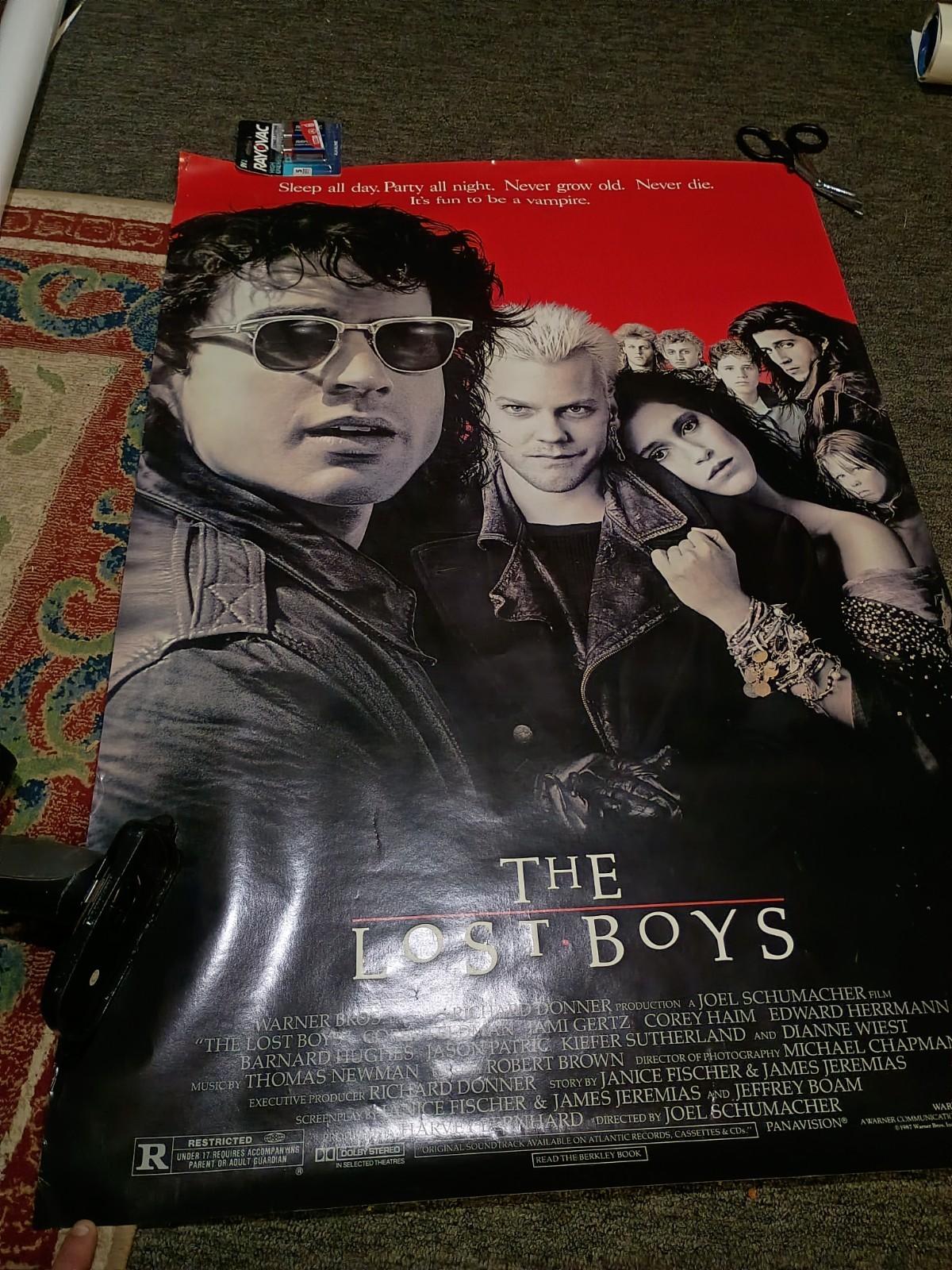 THE LOST BOYS (1987) ORIGINAL MOVIE POSTER - ROLLED - JOHN ALVIN ARTWORK