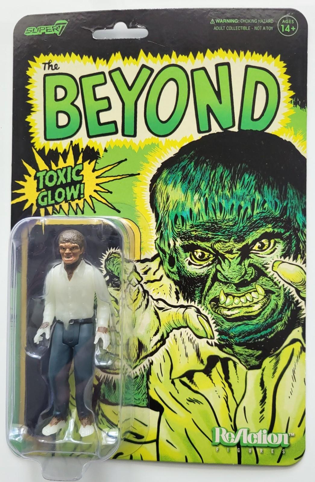 🐺🩸 Super7 The Beyond Voracious Werewolf 3.75" Toxic Glow ReAction Figure NEW