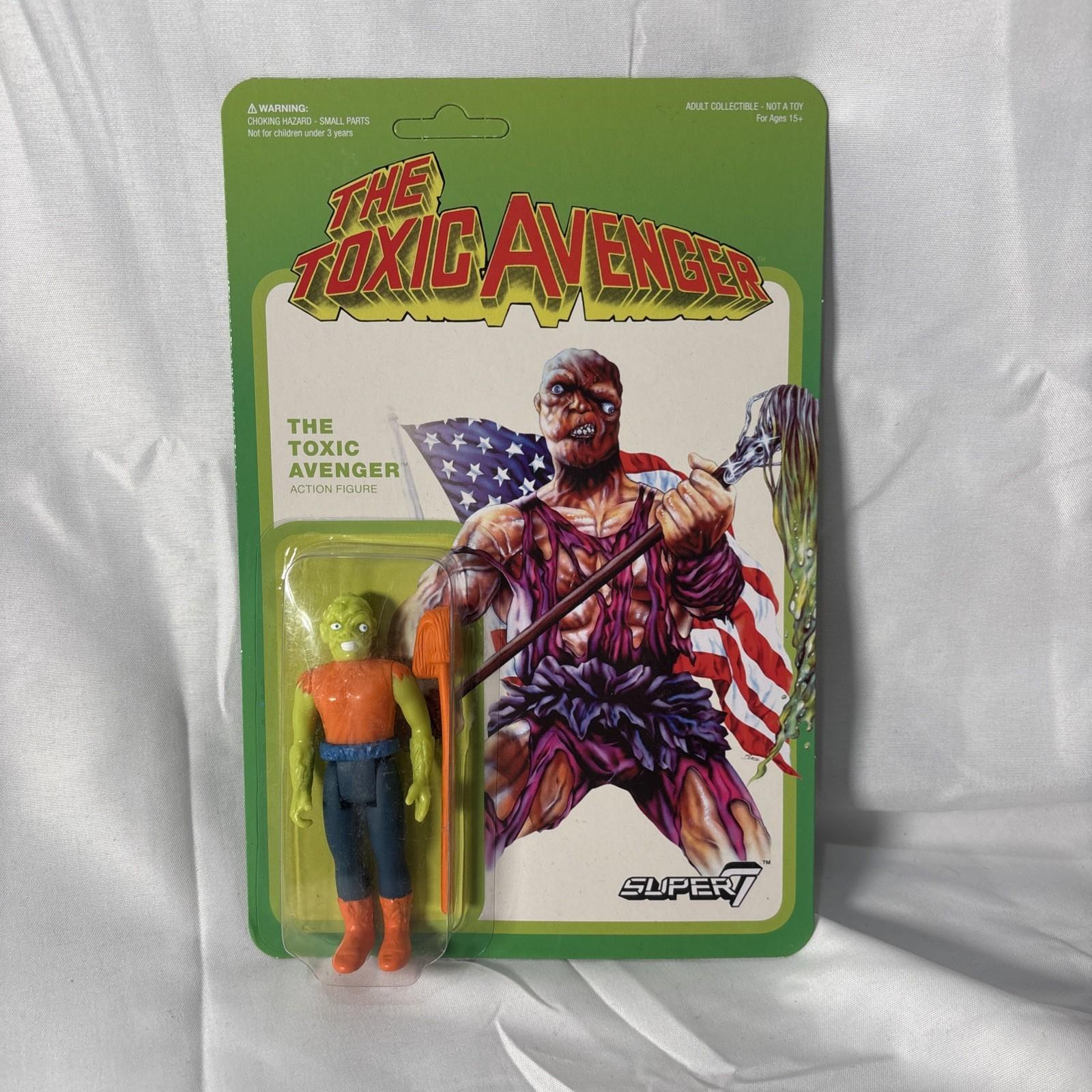 Super7 ReAction Figure The Toxic Avenger Vintage Style RARE HTF NEW