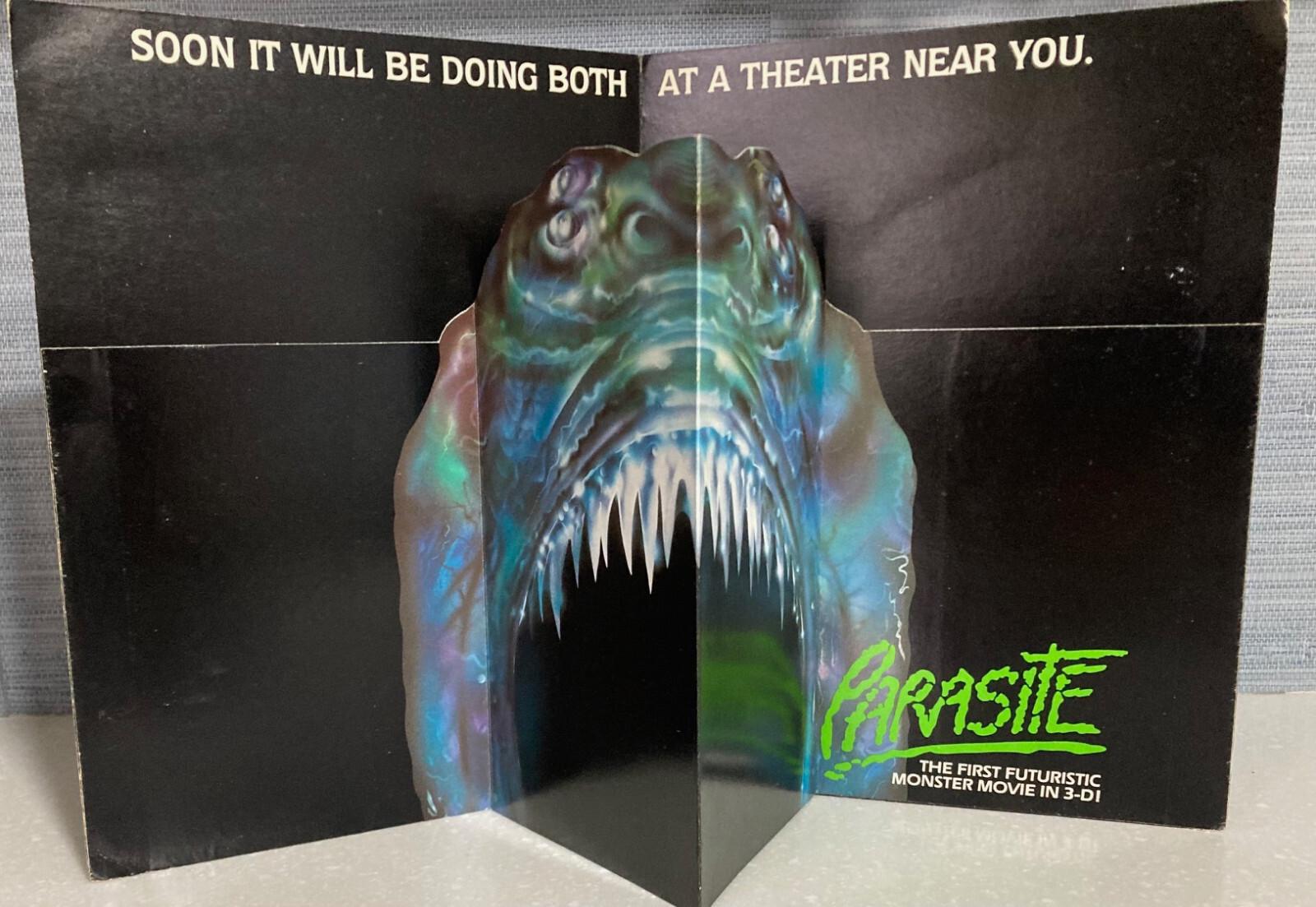 Parasite Embassy Pictures 1982 Theater Pop-Up Advertising Card