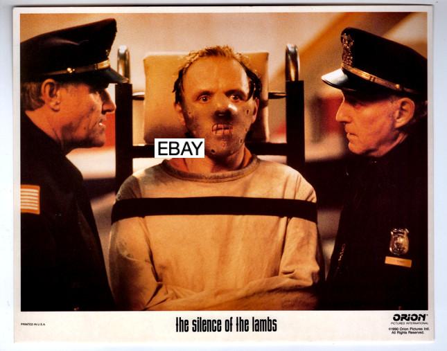 SALE: SILENCE OF THE LAMBS 1990 ORIGINAL MOVIE LOBBY CARD HORROR HANNIBAL LECTER
