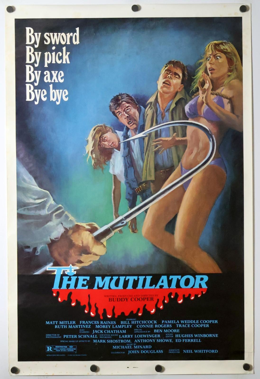 The Mutilator original movie poster 27x41 1984 ROLLED