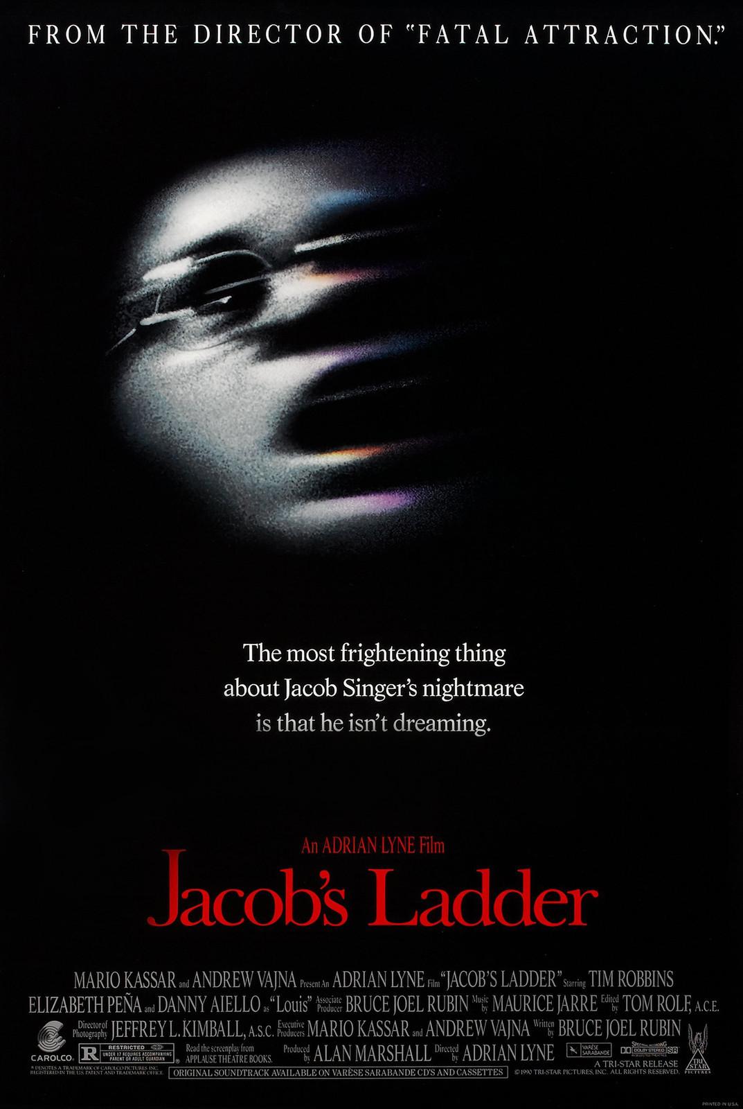 JACOB'S LADDER (1990) ORIGINAL MOVIE POSTER  -  ROLLED