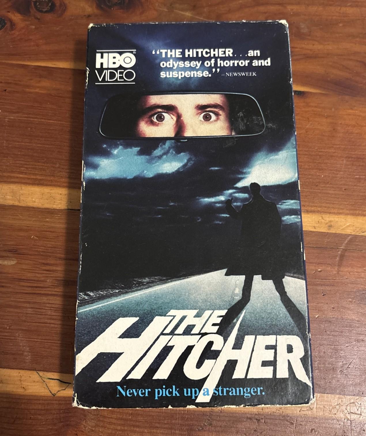 The Hitcher VHS 1986 Horror Suspense Original Release HBO Video