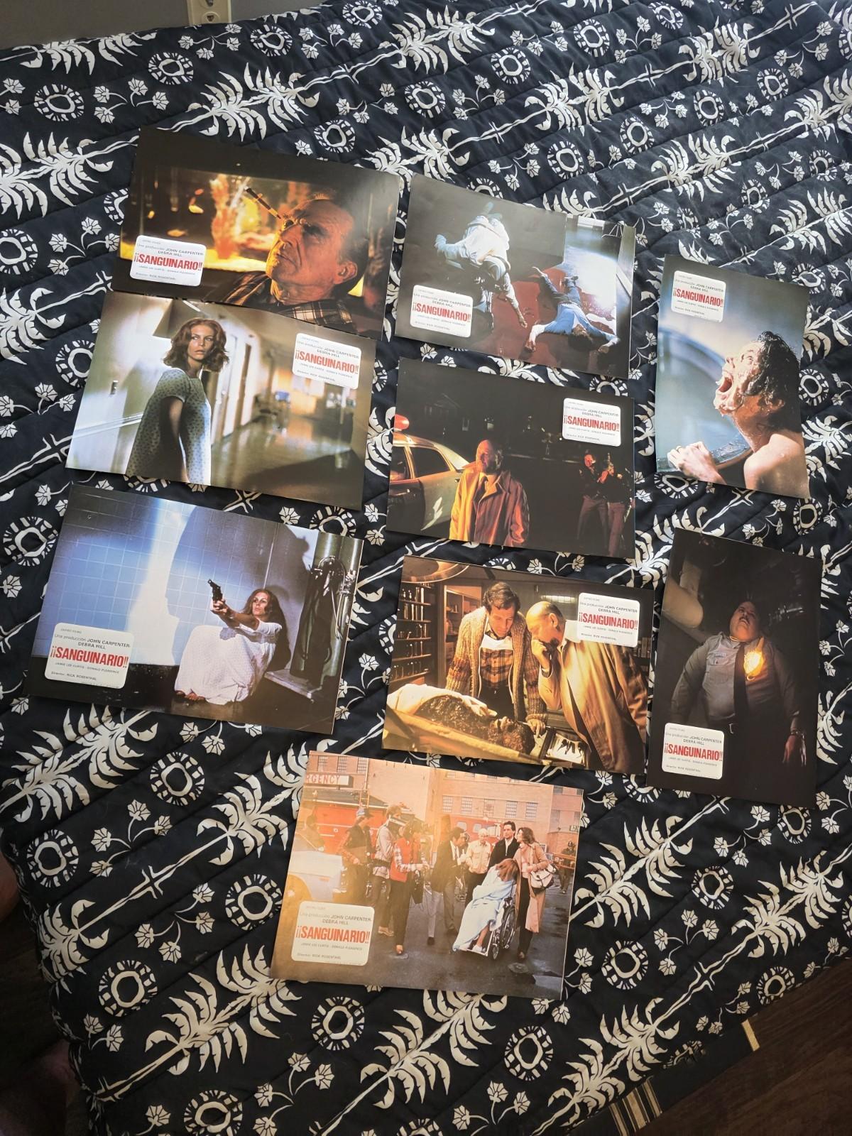 HALLOWEEN II ORIGINAL 13.5 x 9.5 SPANISH LOBBY CARD PARTIAL SET