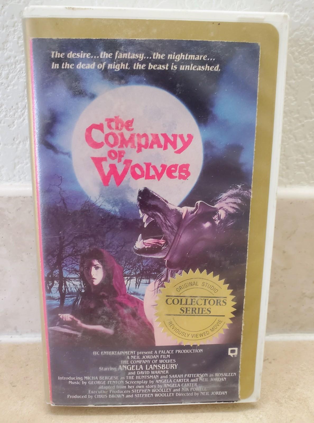 The Company of Wolves VHS 1985 Vestron Video Cult Horror Rare Angela Lansbury 