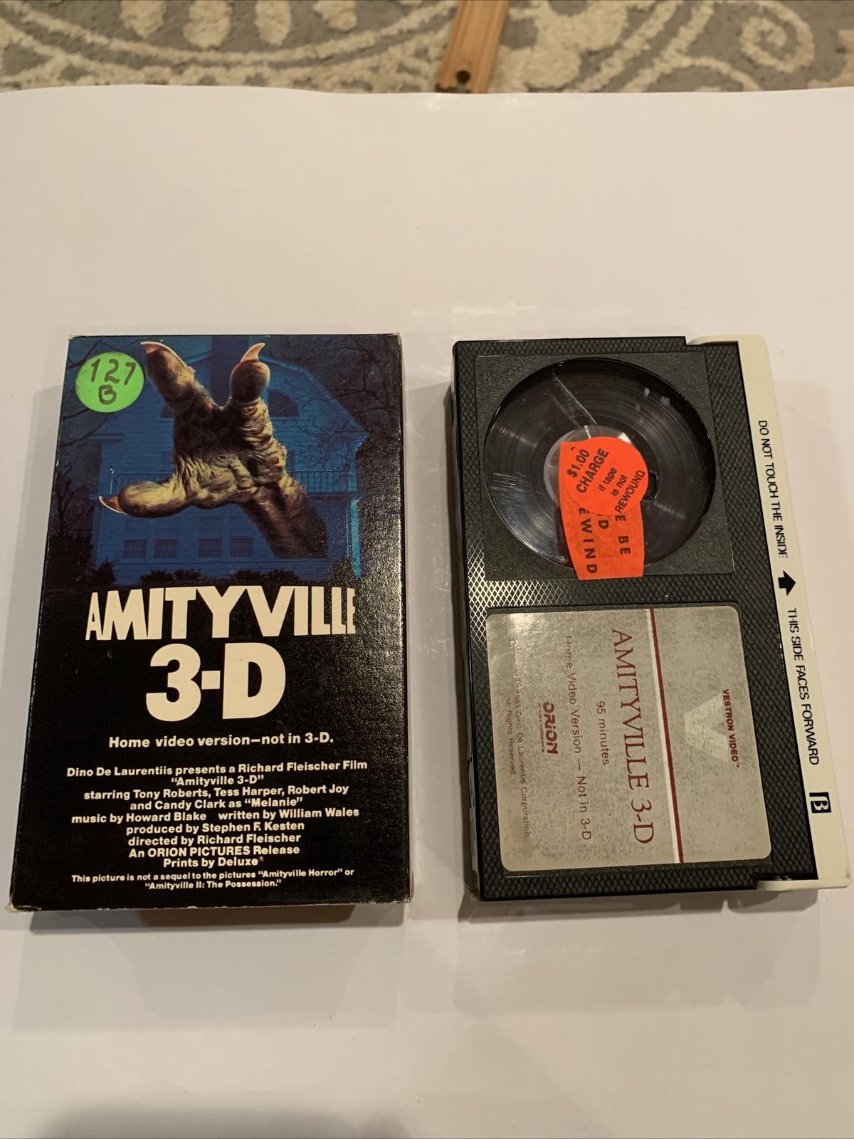 AMITYVILLE 3-D HORROR VINTAGE HOME VIDEO BETA BETAMAX NOT VHS