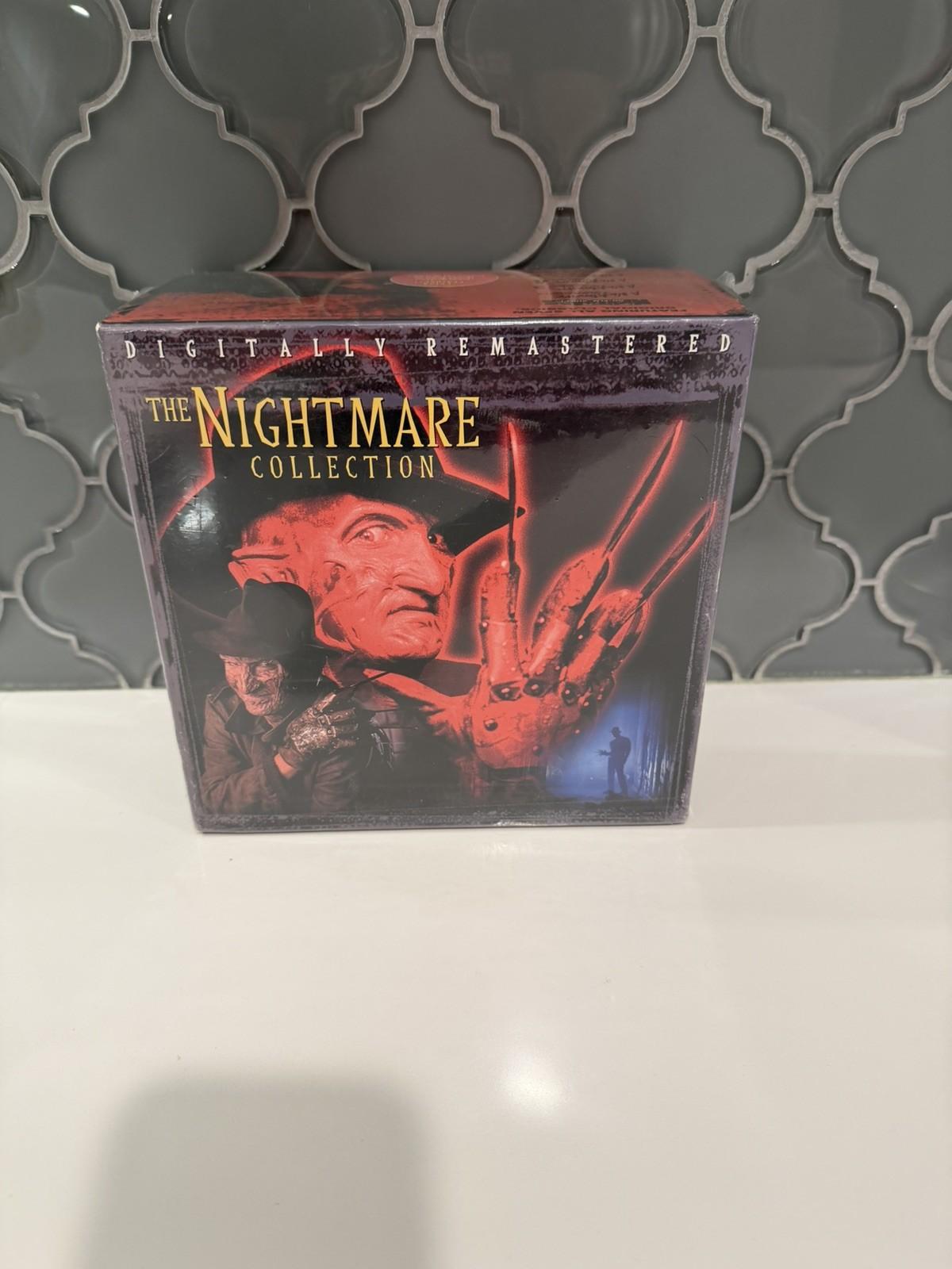 The Nightmare On Elm street VHS Collection Set Very Rare  OOP Collectible