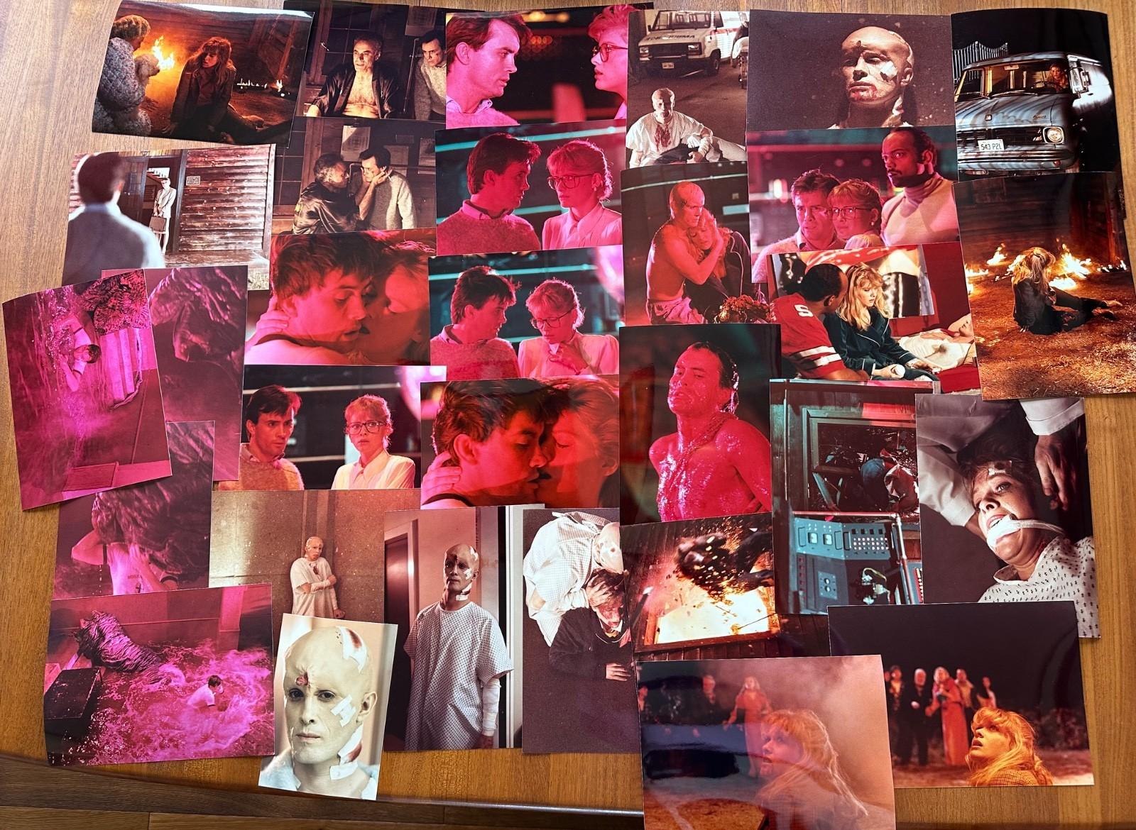 FROM BEYOND 1980'S VINTAGE MOVIE RARE LOT OF PRESS KIT PHOTOGRAPHS