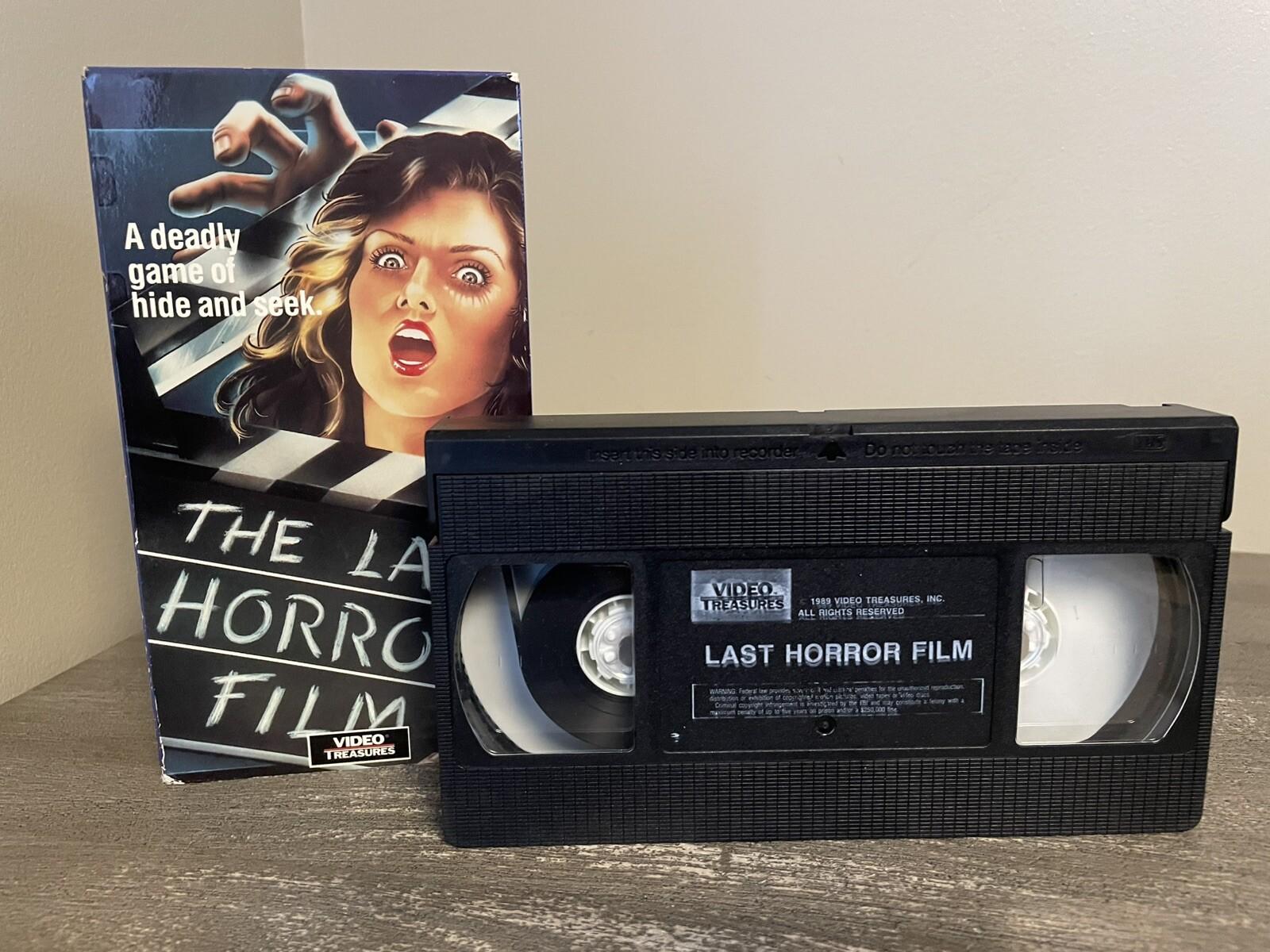 THE LAST HORROR FILM VHS 1984 HORROR - JOE SPINELL - CAROLINE MUNRO - CANNES VTG