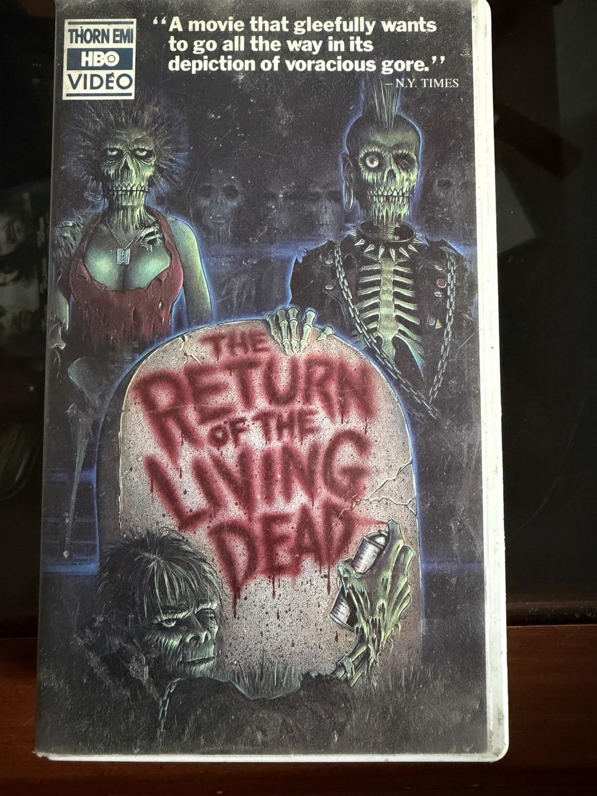 RARE Thorn EMI HBO Video The Return of the Living Dead VHS NTSC 1984 R FS