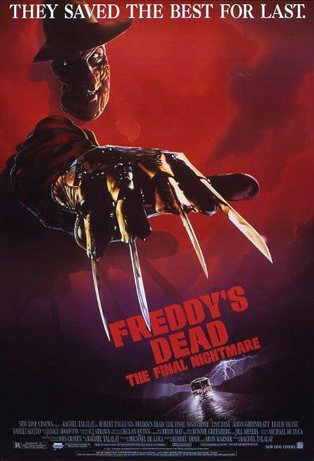 Freddy's Dead The Final Nightmare original movie poster 27x40 1991 Rolled Elm St