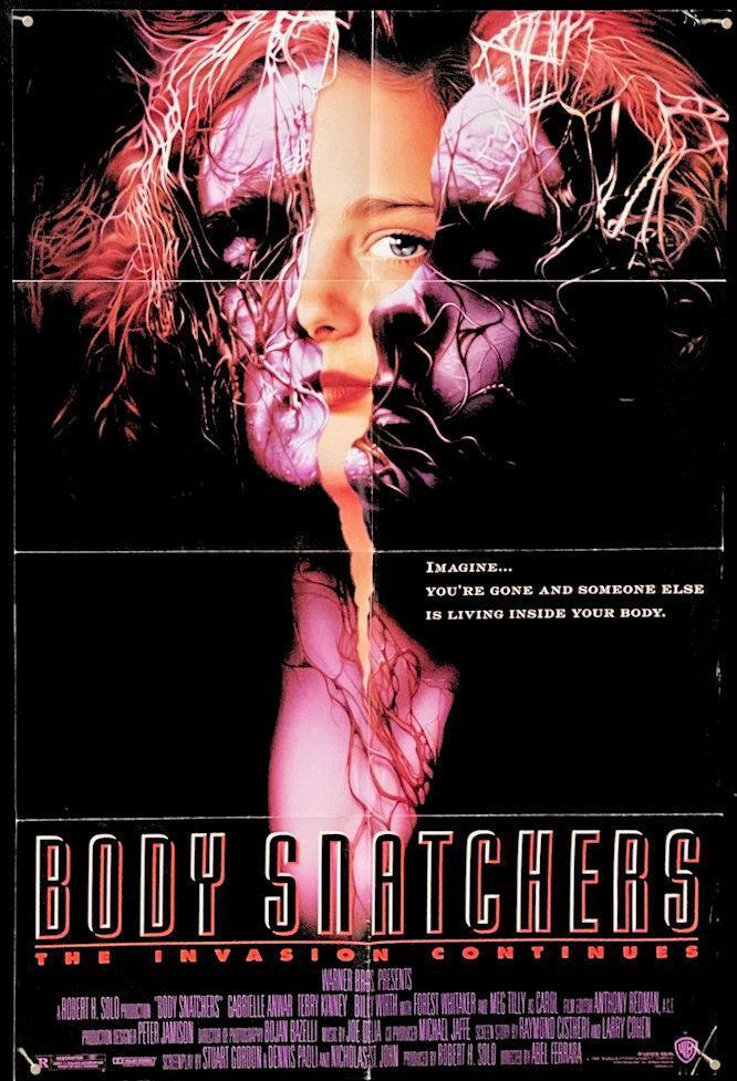 M224     BODY SNATCHERS, original 1sh '93 Abel Ferrara, The Invasion Continues