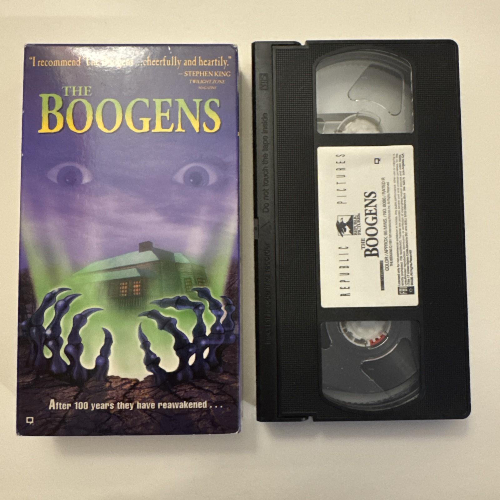 The Boogens (VHS, 1997) vintage Horror Tape Republic Pictures
