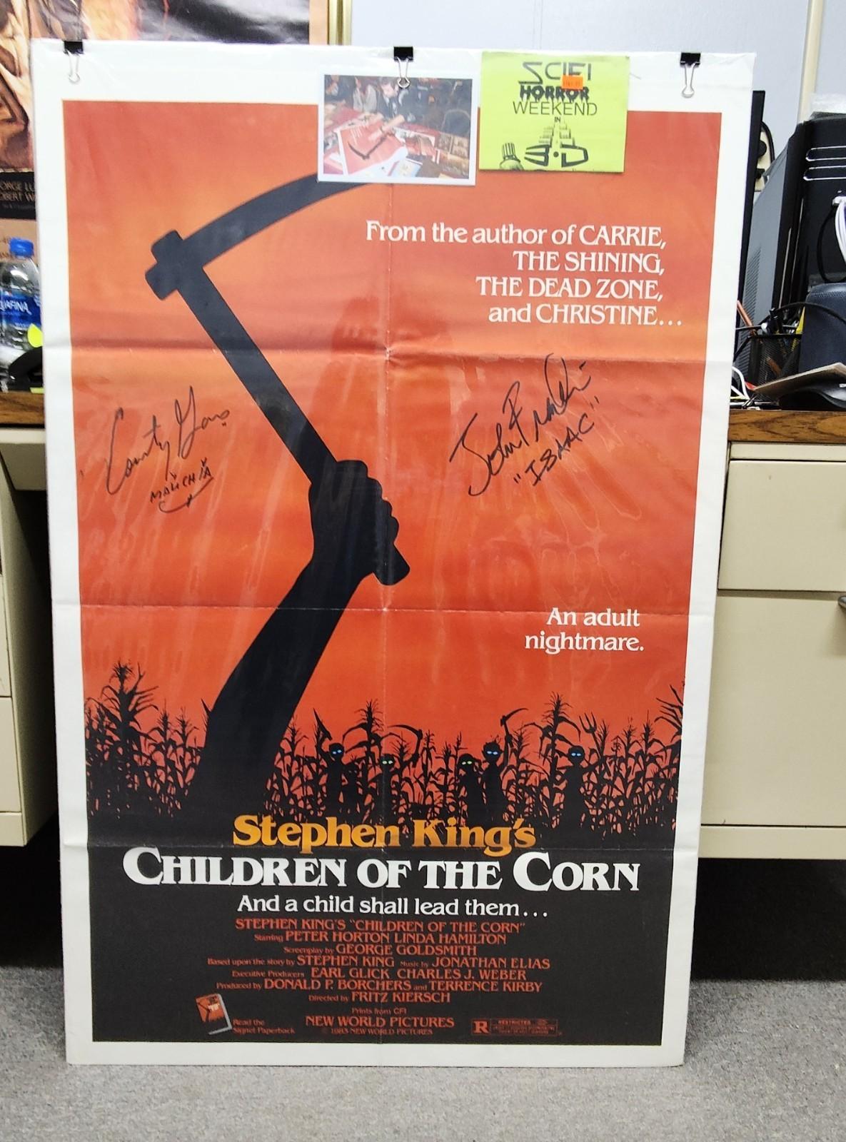 CHILDREN OF THE CORN (1984) - ORIGINAL THEATRICAL ONE SHEET MOVIE POSTER