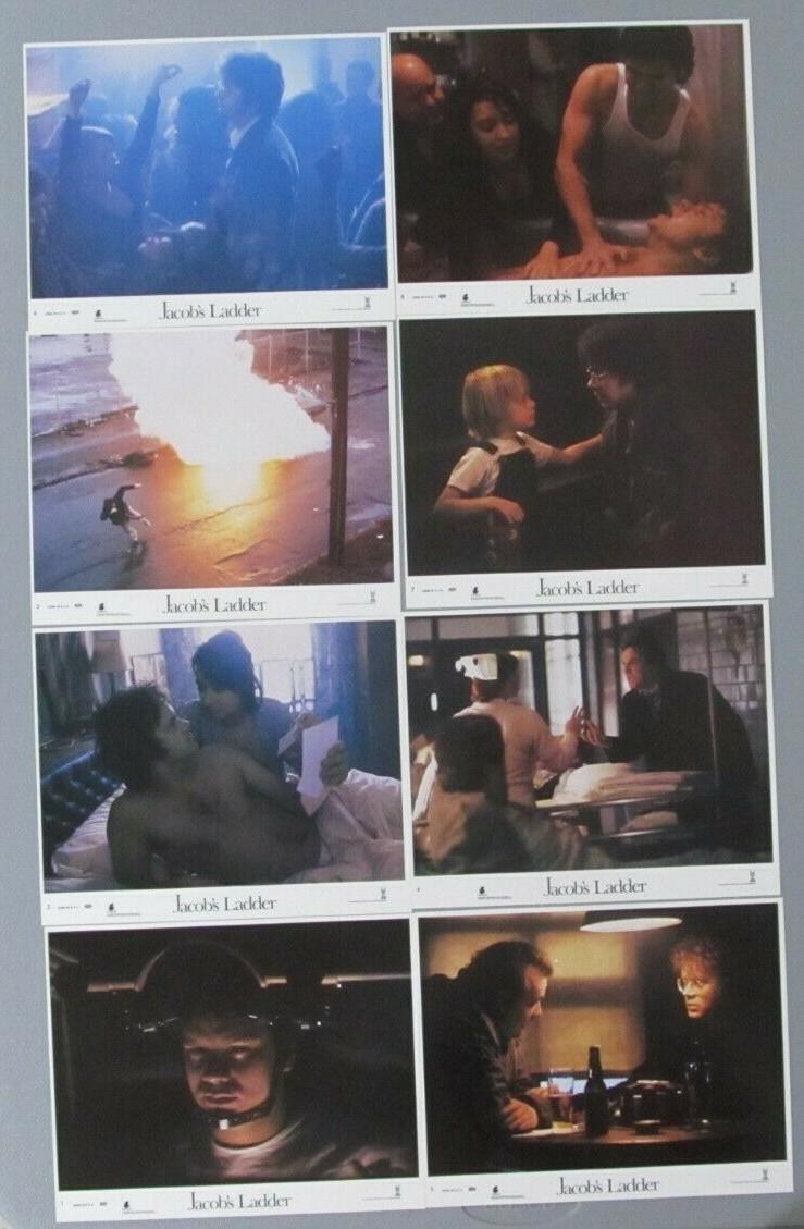 JACOB'S LADDER ORIGINAL 8X10 LOBBY CARD SET OF 8 1990 TIM ROBBINS PENA