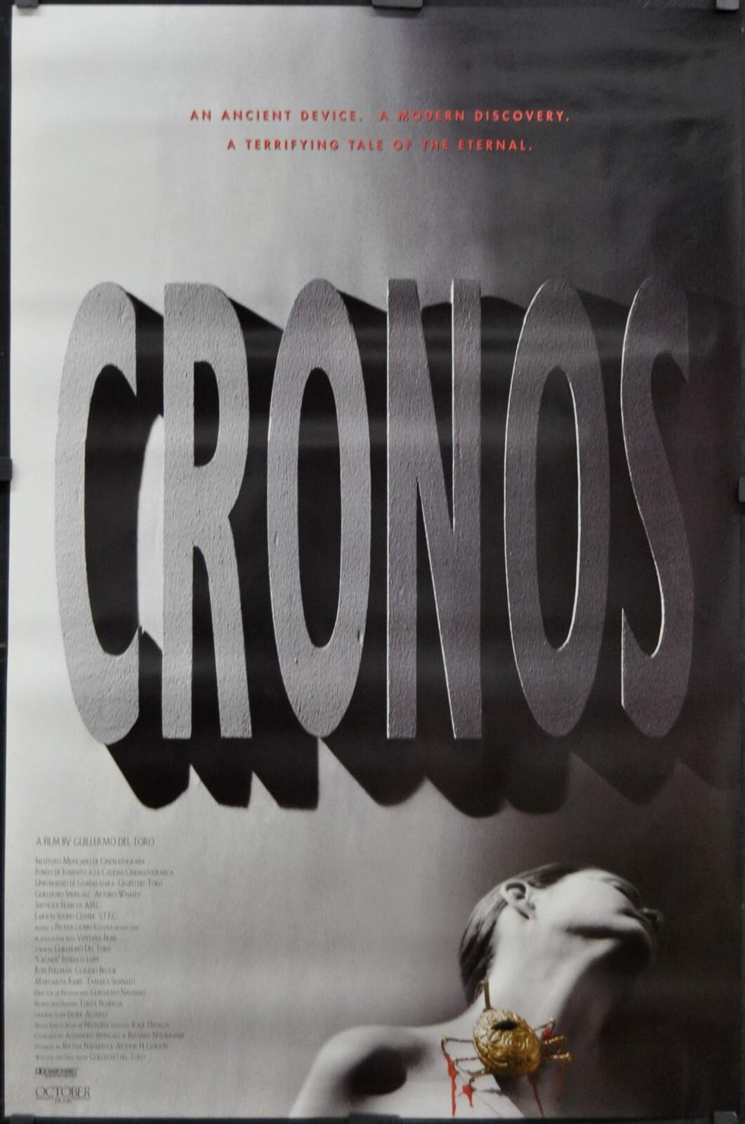 Cronos 1994 ORIGINAL 27X41 MOVIE POSTER RON PERLMAN FEDERICO LUPPI