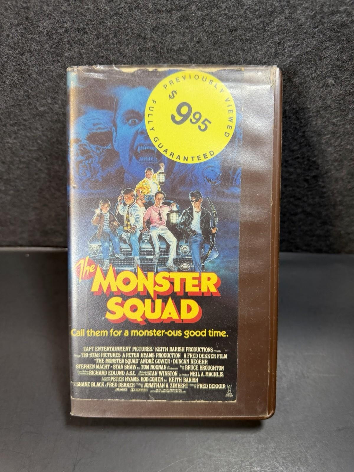 The Monster Squad VHS Not Tested 1987