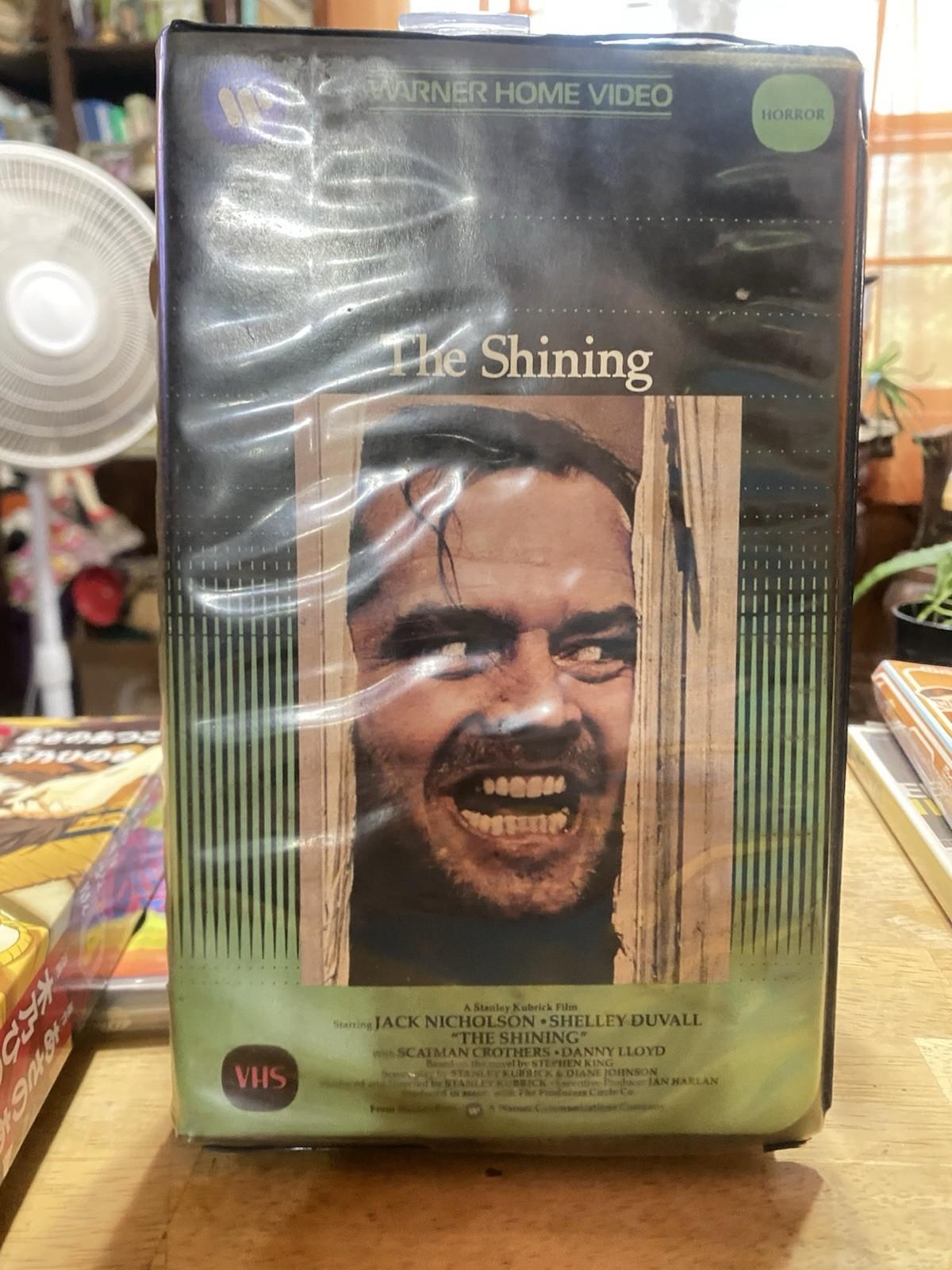 The Shining 1980 VHS Clamshell Untested ex-rental