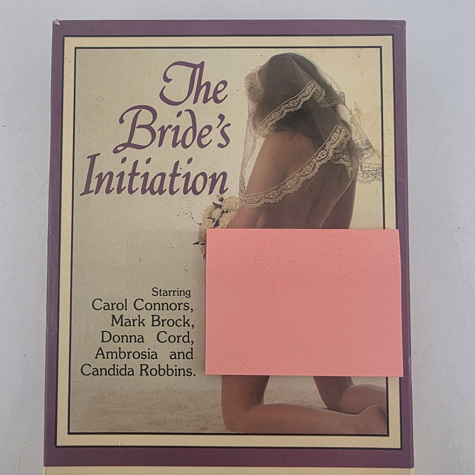 The Bride's Initiation Beta Betamax 1983 - VCX Video - Very Rare