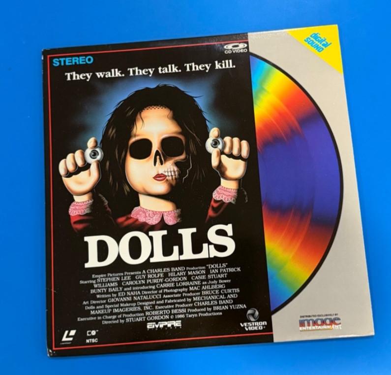 DOLLS Laserdisc 1986 Empire Horror LD  Laservision
