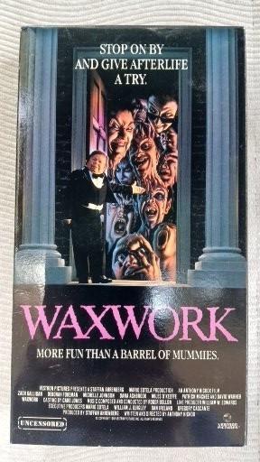 WAXWORK uncensored betamax 1988 horror