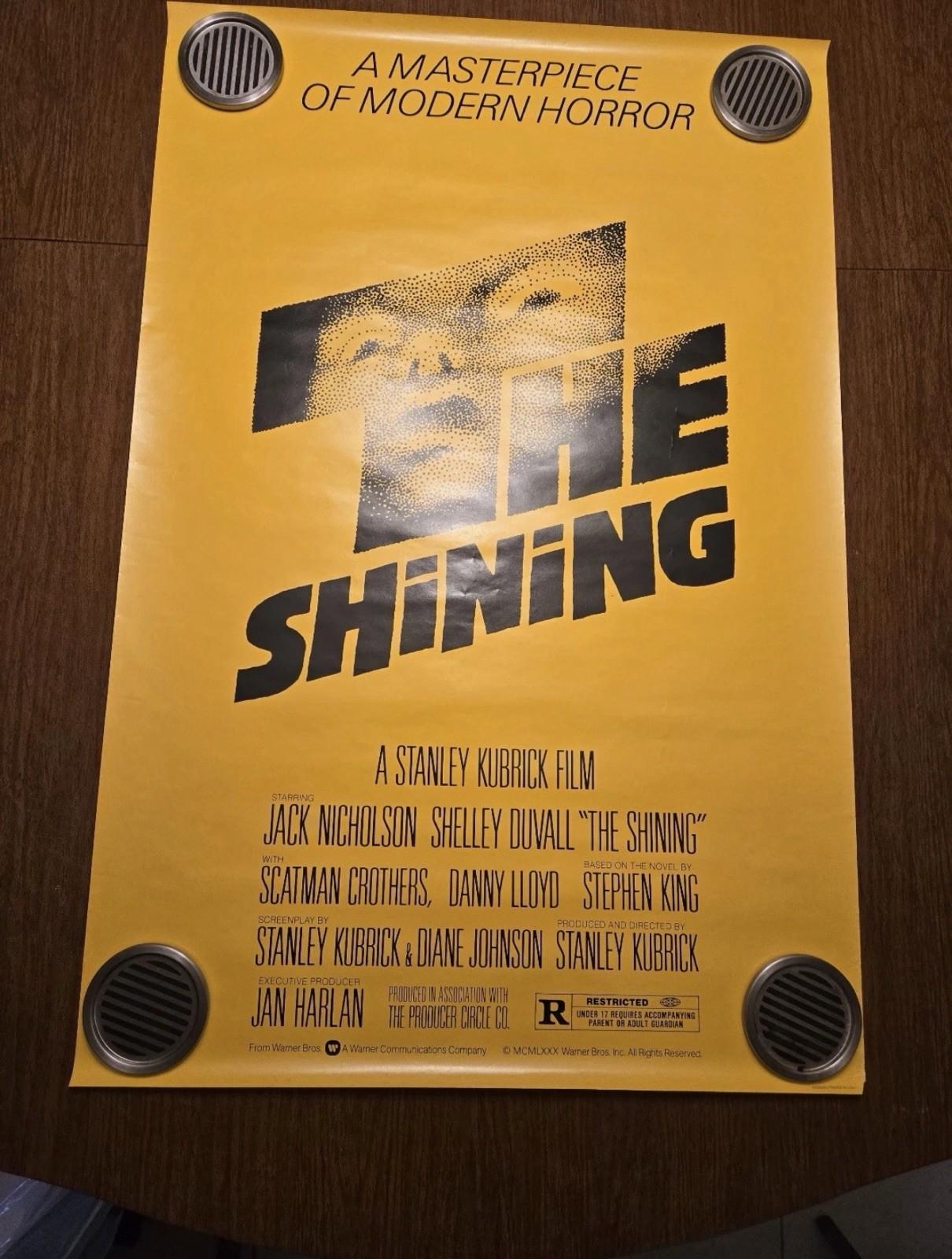 THE SHINING 1980 Original Rolled Movie Poster (27x41) Excellent Condition!!